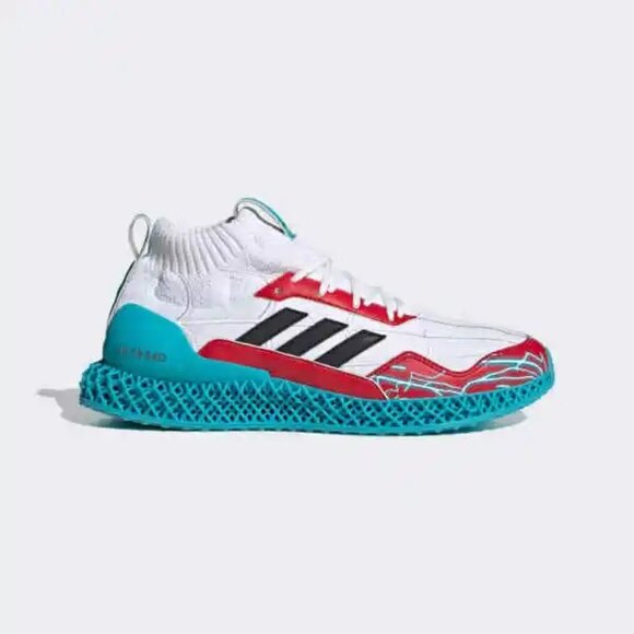 Adidas Marvel Spiderman 2 Ultra 4D Mid Mens Running Shoes White IG5342 NEW Multi - Picture 2 of 10